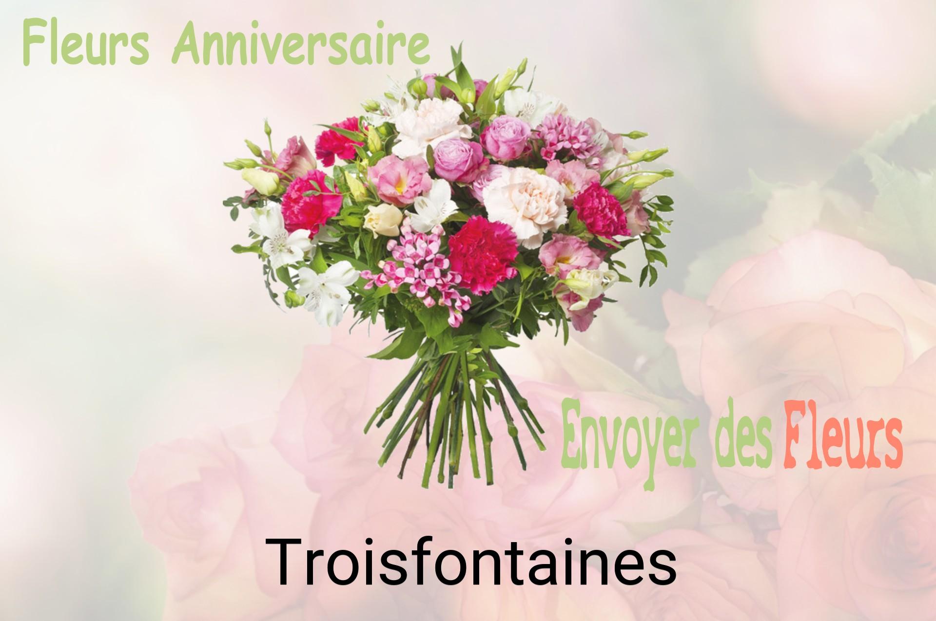Bouquet de fleurs d’anniversaire livré à Troisfontaines
